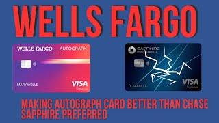 Wells Fargo Adding Travel partners | Makes Autograph Arguably better than Sapphire Preferred