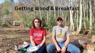 Matt Makes Me Breakfast By The Woodpile