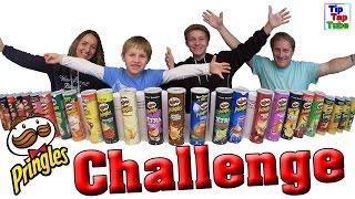 Ultimative PRINGLES CHALLENGE - 26 Sorten erkennen - 35 Min Special TipTapTube