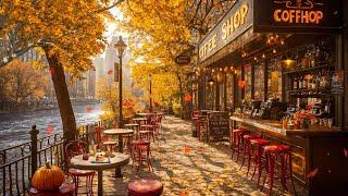 New York Autumn Cafe Ambience - Rhythmic Jazz Music for working, studying & relaxing