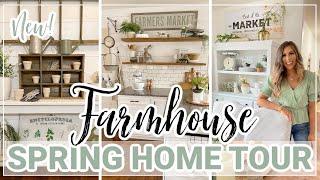 SPRING HOME TOUR 2021  | FARMHOUSE SPRING DECORATING IDEAS | MODERN FARMHOUSE HOME DECOR