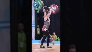 Mattie Rogers (81kg ) with helluva attempt at 144kg / 317lb!  #cleanandjerk #weightlifting