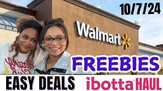 Walmart Deals 10/7/24: Walmart Ibotta Haul: Couponing At Walmart This Week: FREEBIES: EASY DEALS