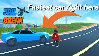 Why the camaro is the fastest vehicle in jailbreak