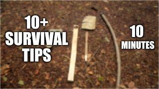 10 Survival Tips in 10 Minutes | QUICK TIPS