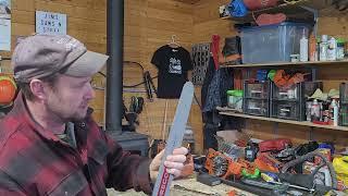 Light  weight Bars for your Chainsaw. Oregon Versacut compared to Stihl Light bar.