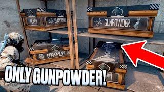 raiding a base that was ONLY HOARDING GUNPOWDER (VERY RICH)