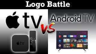 Apple TV VS Android TV - Logo Battle