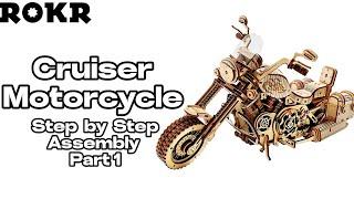 ROKR Mechanical Cruiser Motorcycle Step-by-Step Assembly | Part 1