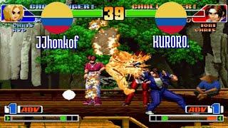 FT5 @kof98: JJhonkof (CO) vs KUR0R0. (CO) [King of Fighters 98 Fightcade] Nov 27