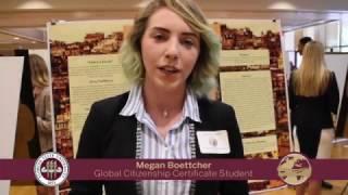 Megan Boettcher at the 2017 Undergraduate Research Symposium