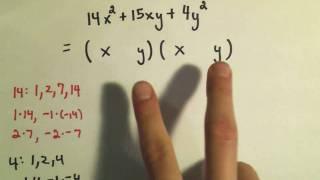 Factoring Trinomials by Trial and Error - Ex 2