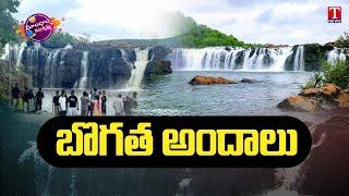 Bogatha Waterfalls In Mulugu | Warangal | Dhoom Dhaam Muchata | T News