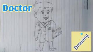 Doctor Drawing | How To Draw Doctor | Drawing Of Doctor | Doctor | Drawing | Jayed Arts