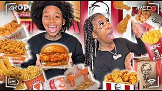 KFC VS POPEYES CHALLENGE WITH RKEMPIREE