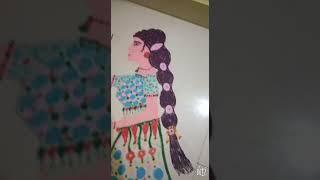 Women's day Rangoli/Kolam by Lathaganesh's Rangolis and craft kit