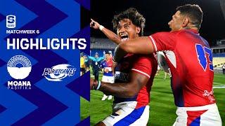 DHL Super Rugby Pacific R6 Highlights: Moana Pasifika v Hurricanes (2022)