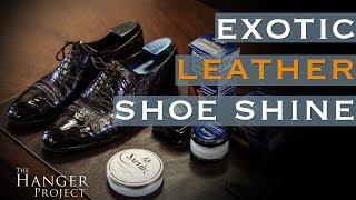 How to Polish Reptile Leather Shoes | Exotic Leather Shoe Care