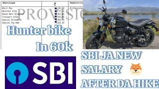 SBI JA increased salary after DA hike  #salary #sbiclerk #sbipo #ibpsrrbclerk #sbi