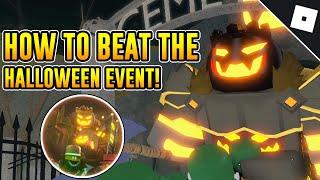 HOW TO BEAT THE HALLOWEEN 2020 EVENT & GET THE TOXIC GUNNER IN TOWER DEFENSE SIMULATOR | Roblox