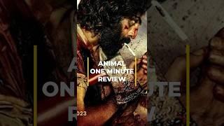 Animal One Minute English Review #youtubeshorts #ranbirkapoor