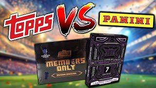 TOPPS Vs PANINI - WHICH ONE WINS? | Stadium Club Chrome vs Obsidian Soccer