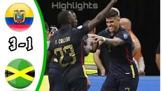 Ecuador vs Jamaica 3-1 all Goals & highlights | Copa America - 2024