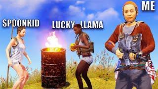 I played against spoonkid and luckyllama for a wipe…