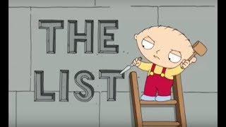 Family Guy- The List (Family Guy song)