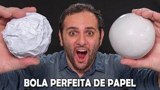 Fizemos a BOLA DE PAPEL perfeita!!!