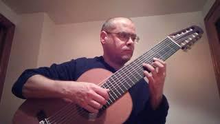 Courante BWV 996 by J.S. Bach - Ramón León Egea - 10 String Guitar