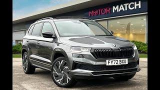 Used Skoda Karoq 2.0 TSI SportLine DSG 4WD Euro 6 in Grey - FY72BXU - Motor Match Crewe