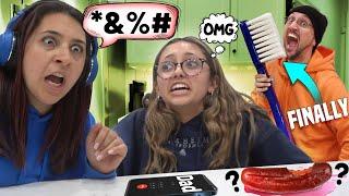 Mom's Deaf Prank Call!  Chamoy Pickle Breath? Brush Teeth! (FV Family Random Vlog, Christmas Begin)