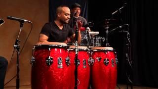 Eric Velez on Toca Percussion Custom Deluxe Drums