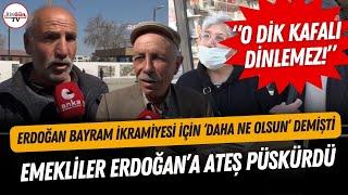 Erdoğan, "daha ne olsun" demişti... Emekliler bayram ikramiyesine ateş püskürdü! "DİK KAFALI..."