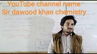 Sir dawood khan chemistry Advice to students