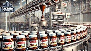 The Secret Behind Nutella’s Creamy Goodness | How It’s Made from Hazelnuts to Jar