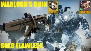 Solo Flawless Warlords Ruin - Choir of One - Hunter - Destiny 2 Echoes