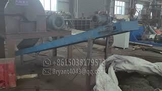 Tyre wire steel bundles shredder tyre wire cleaning system