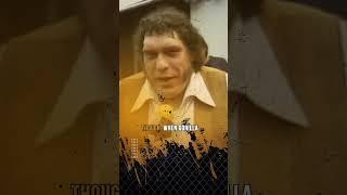 The Tragic Reason Andre The Giant's Career Was Cut Short #Wrestling #AndreTheGiant #Career