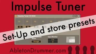 IMPULSE TUNER Tutorial - Max for Live device for Ableton Live