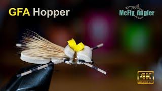 GFA Hopper - Foam Dry Fly Pattern - McFly Angler Fly Tying Tutorial