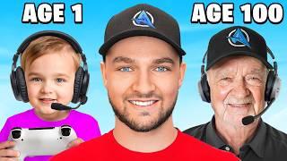 Age 1 - 100 Fortnite Moments!