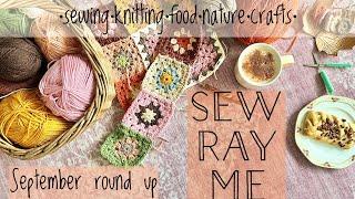 Sew Ray Me vlog - September round up - new crochet project and shop news 