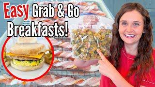 GRAB & GO BREAKFASTS | 5 Quick & EASY Breakfast Recipes | Tasty Meal Planning Ideas! | Julia Pacheco