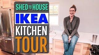 IKEA KITCHEN Tour of our Shed to House Conversion