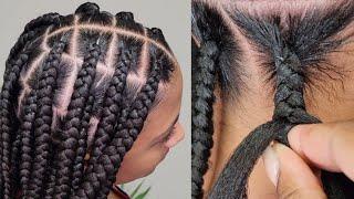 LARGE KNOTLESS BRAIDS |PERFECT GRIP | BEGINNER FRIENDLY 