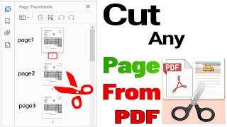 Cut pdf pages from middle | cut any page from PDF | Cut from Merge PDF | Cut merge PDF |