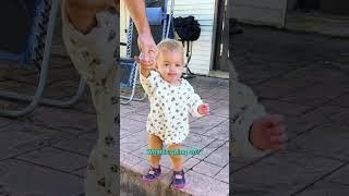 Where is baby taking dad? Baby doesn’t talk, but she knows what she wants! #funnybaby #cutebabyvideo