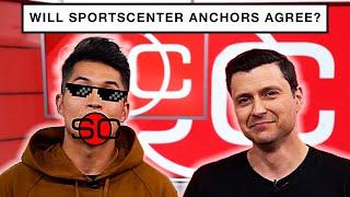 Do SportsCenter anchors ENJOY watching themselves on TV?